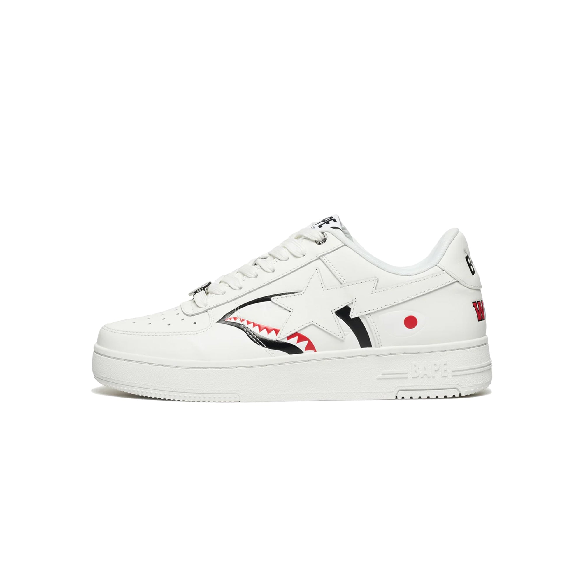 Bapesta Shoes Bapesta Low Mens Bape Mens STA Shark M2 White