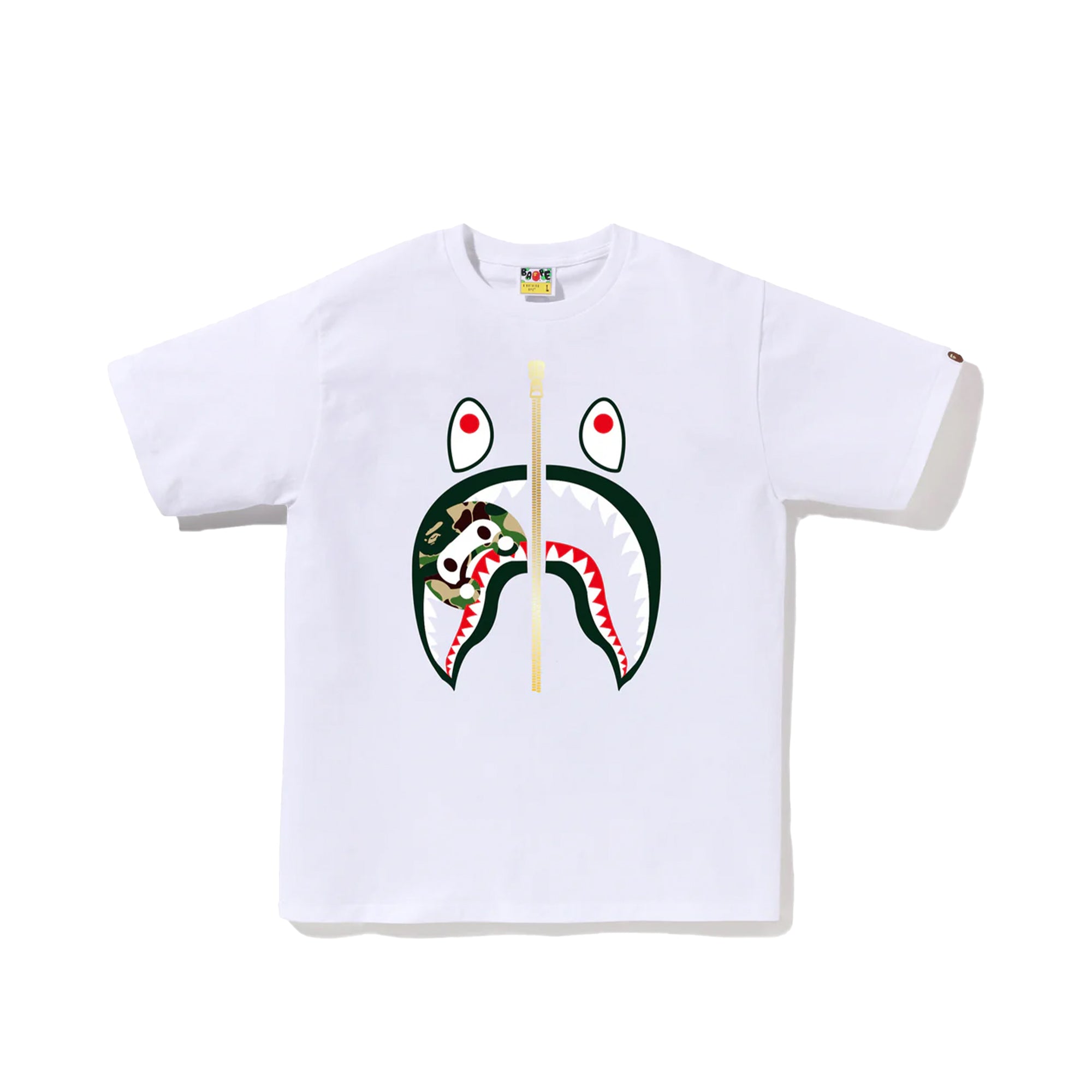 Bape Mens ABC Camo Milo Shark Tee