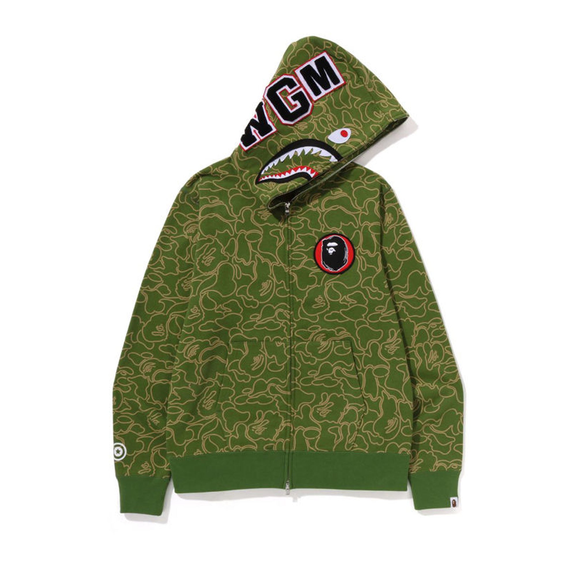 Zip Hoodie Jaket Bape Original Hoodie Shark Bape Pulli Original