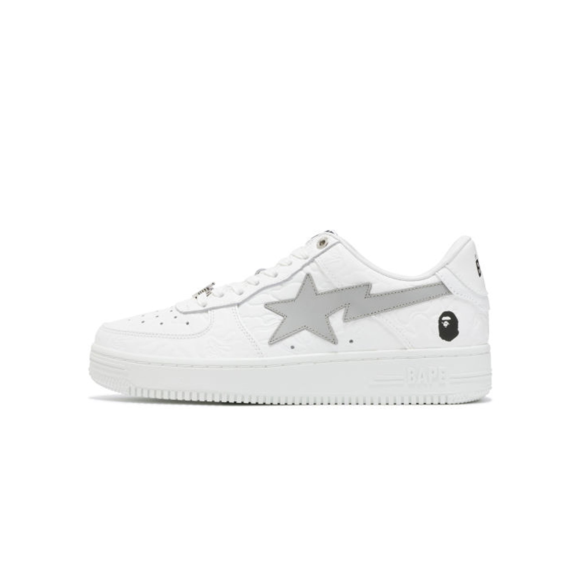 Buy Premium Bape Mens White STA 3 M1 Shoes Online