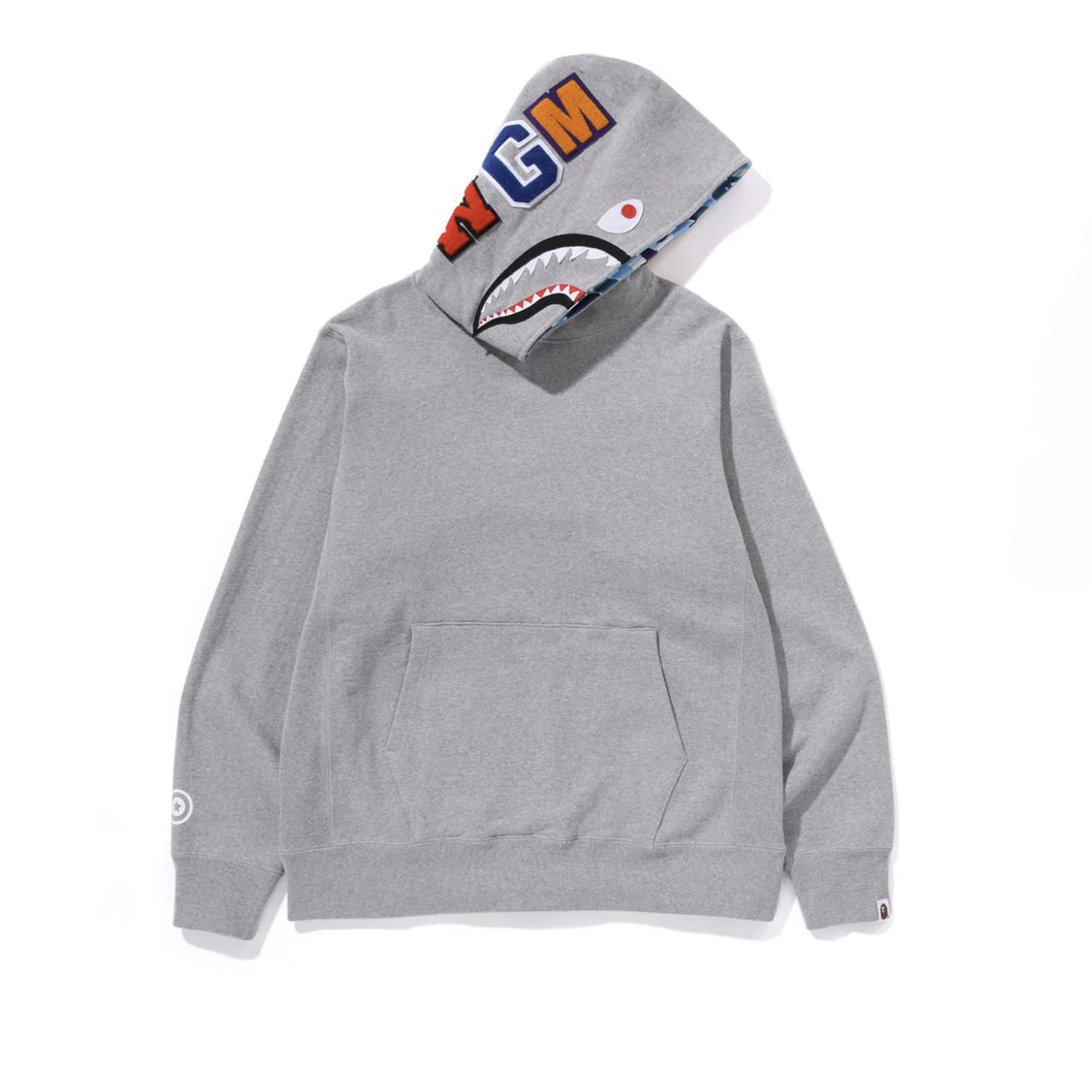 Bape Mens ABC Camo Shark Pullover Hoodie