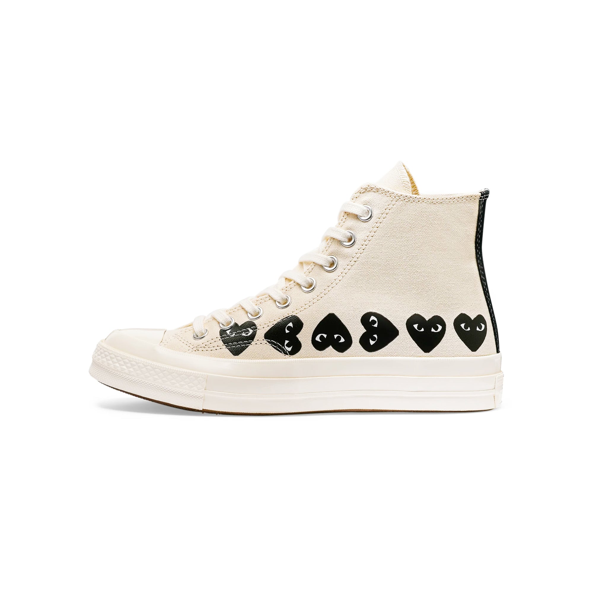 Comme des Garcons PLAY x Converse Unisex Chuck 70 Hi Multi Heart