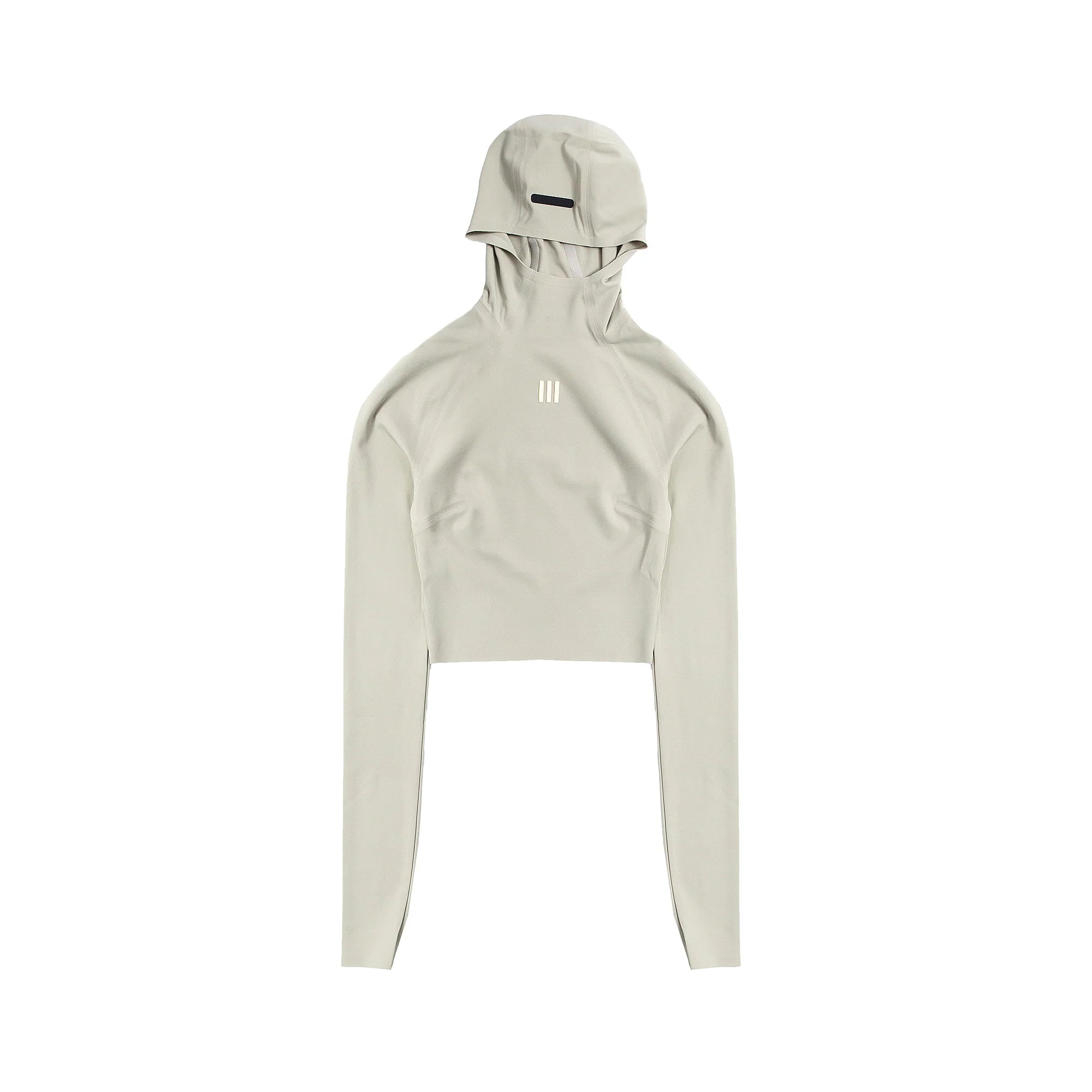 Adidas cropped hoodie white clearance