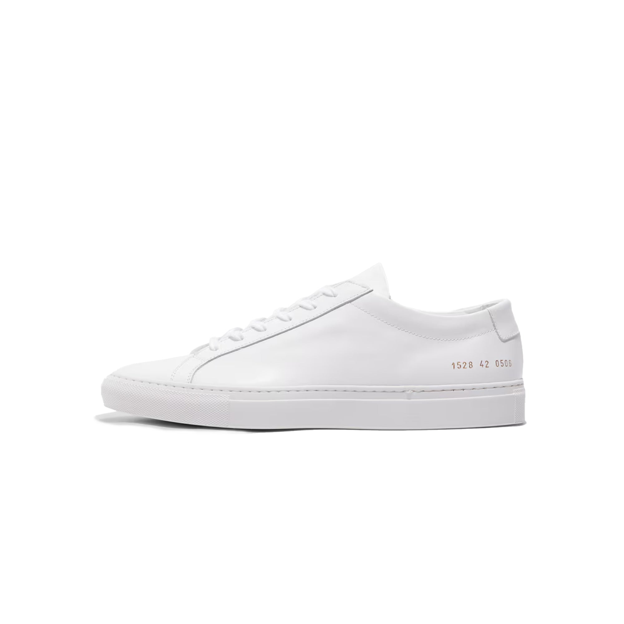 Common Projects Mens Achilles Low White Shoes – Extra Butter India