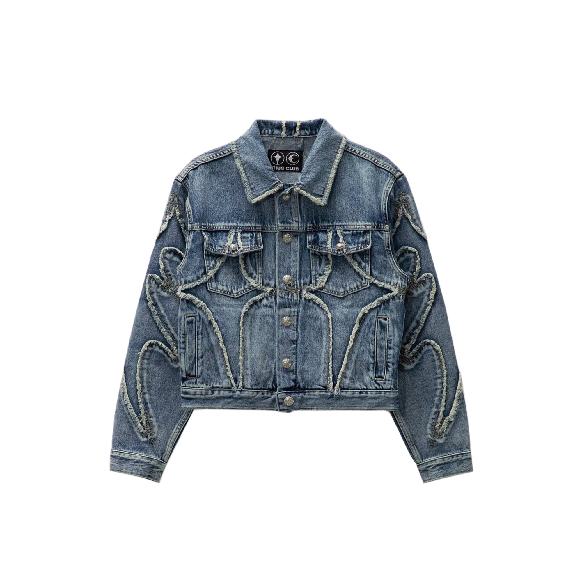 Buy Premium Thug Club Mens Tribal Denim Jacket Online