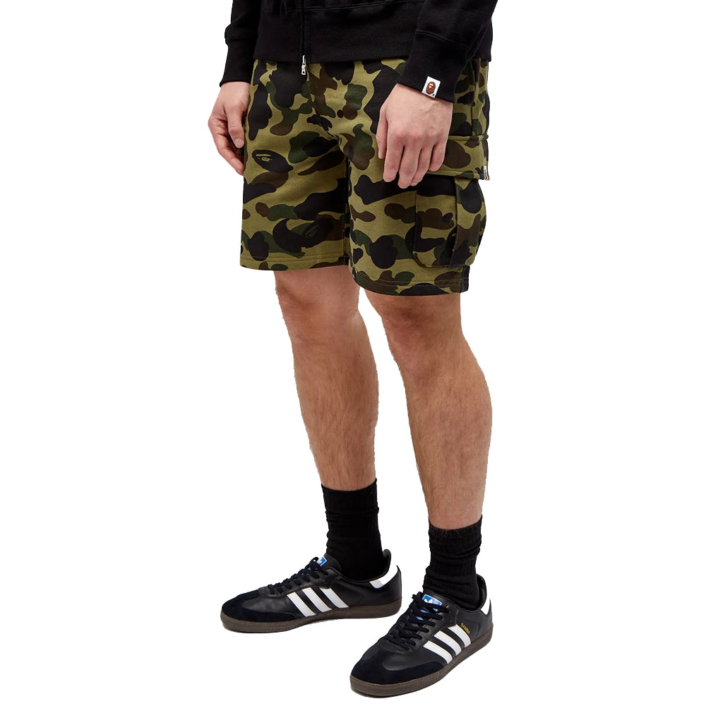 Bape Mens 1st Camo 6 Pocket Sweat Shorts