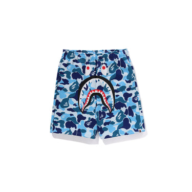 Bape Mens Camo Shark Sweat Shorts