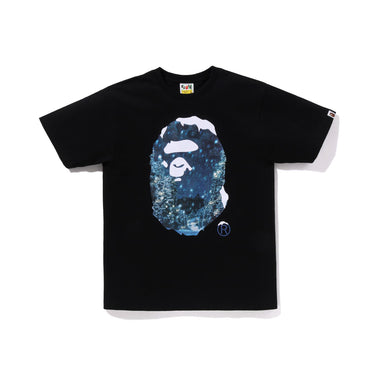 Bape Mens Christmas Photo Ape Head Tee