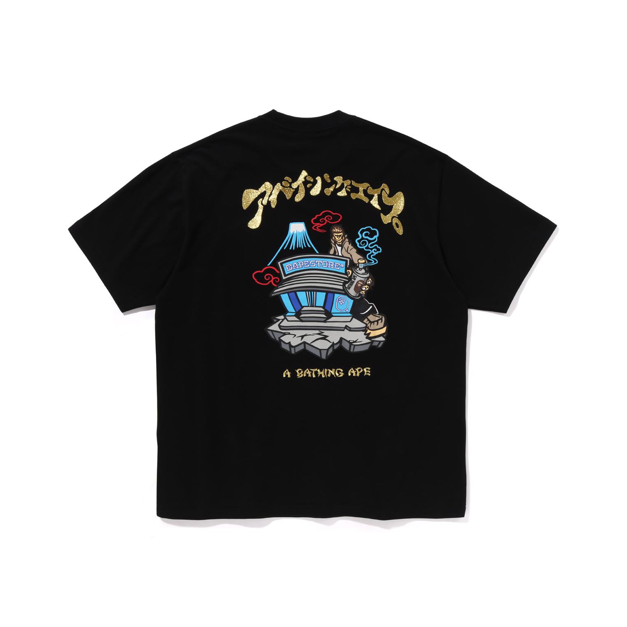 Bape Mens Souvenir Relaxed Fit Tee