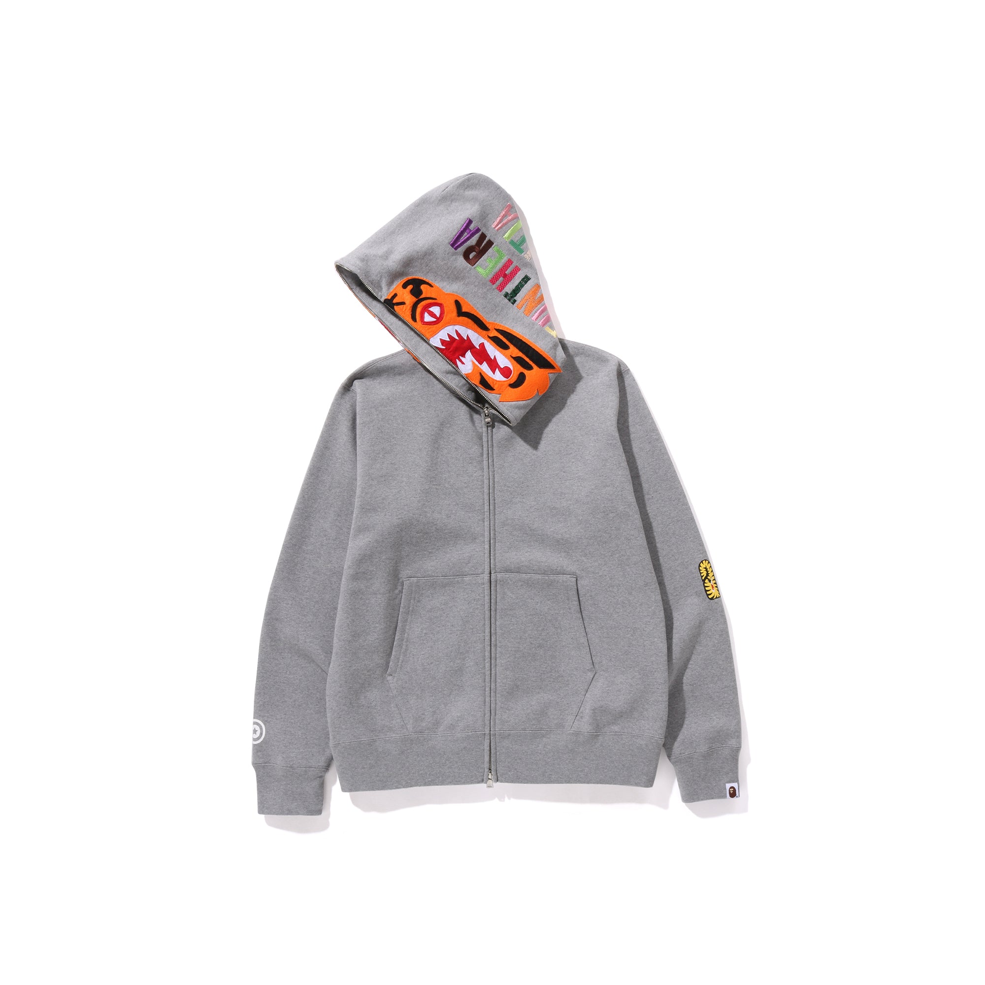 Bape Mens Tiger Full Zip Hoodie