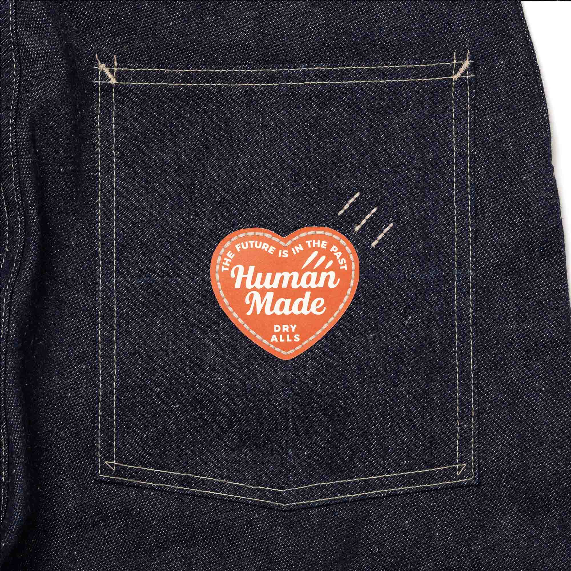 Human Made Mens Denim Work Rigid Pants