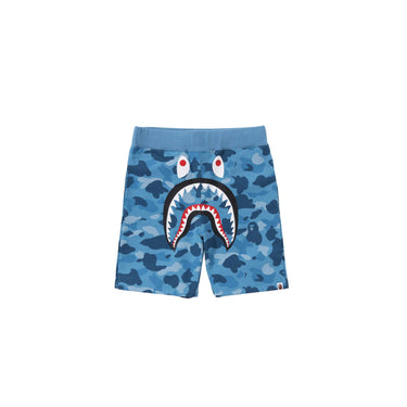 Bape Mens Honeycomb Camo Shark Sweat Shorts