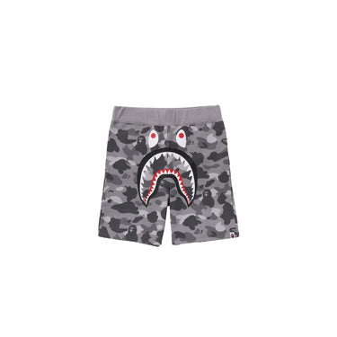 Bape Mens Honeycomb Camo Shark Sweat Shorts