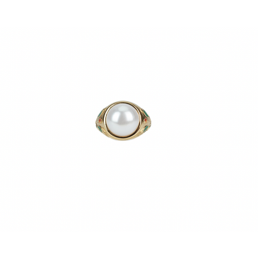 CasaBlanca Unisex Pearl Signet Ring