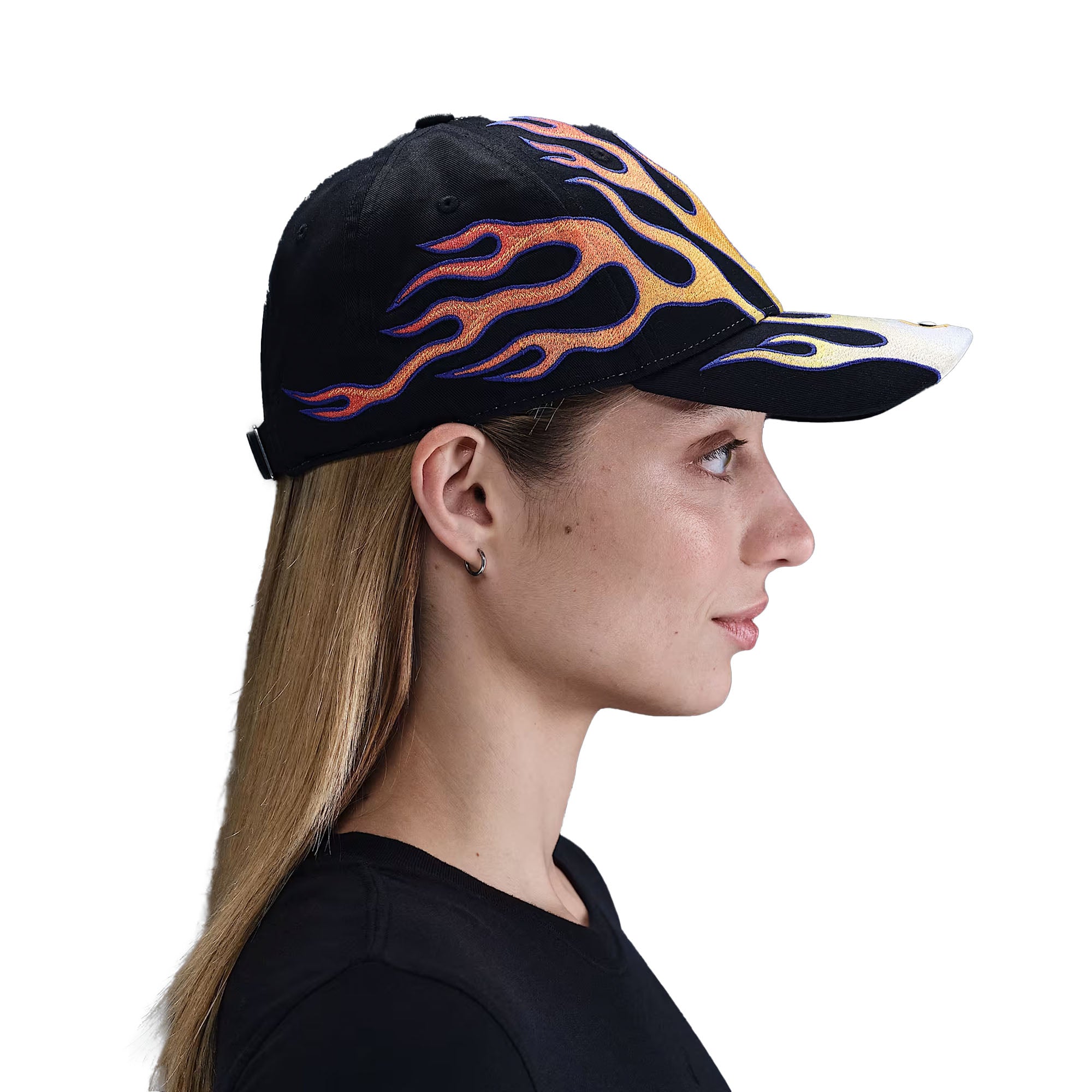 帽子 Nike Structured OG Flame Club Cap Black Nike Sportswear Structured OG Flame Cap - Black - Headwear