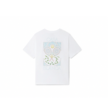 CasaBlanca Unisex Tennis Pastille Printed Tee