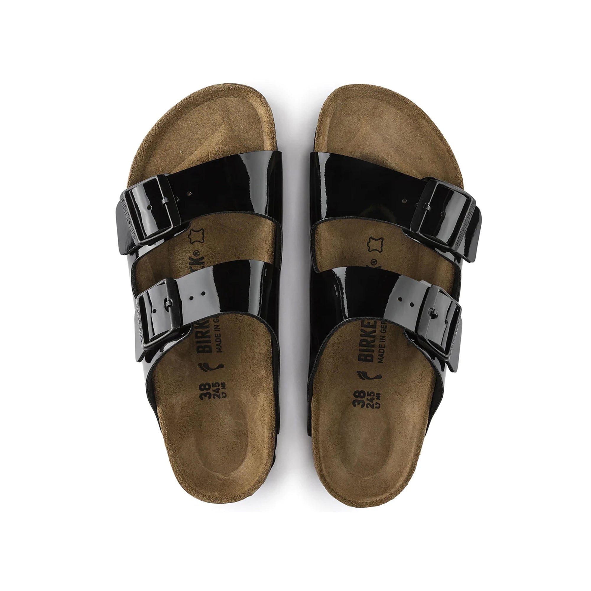 Birkenstock Unisex Arizona Birko-Flor Patent Slippers