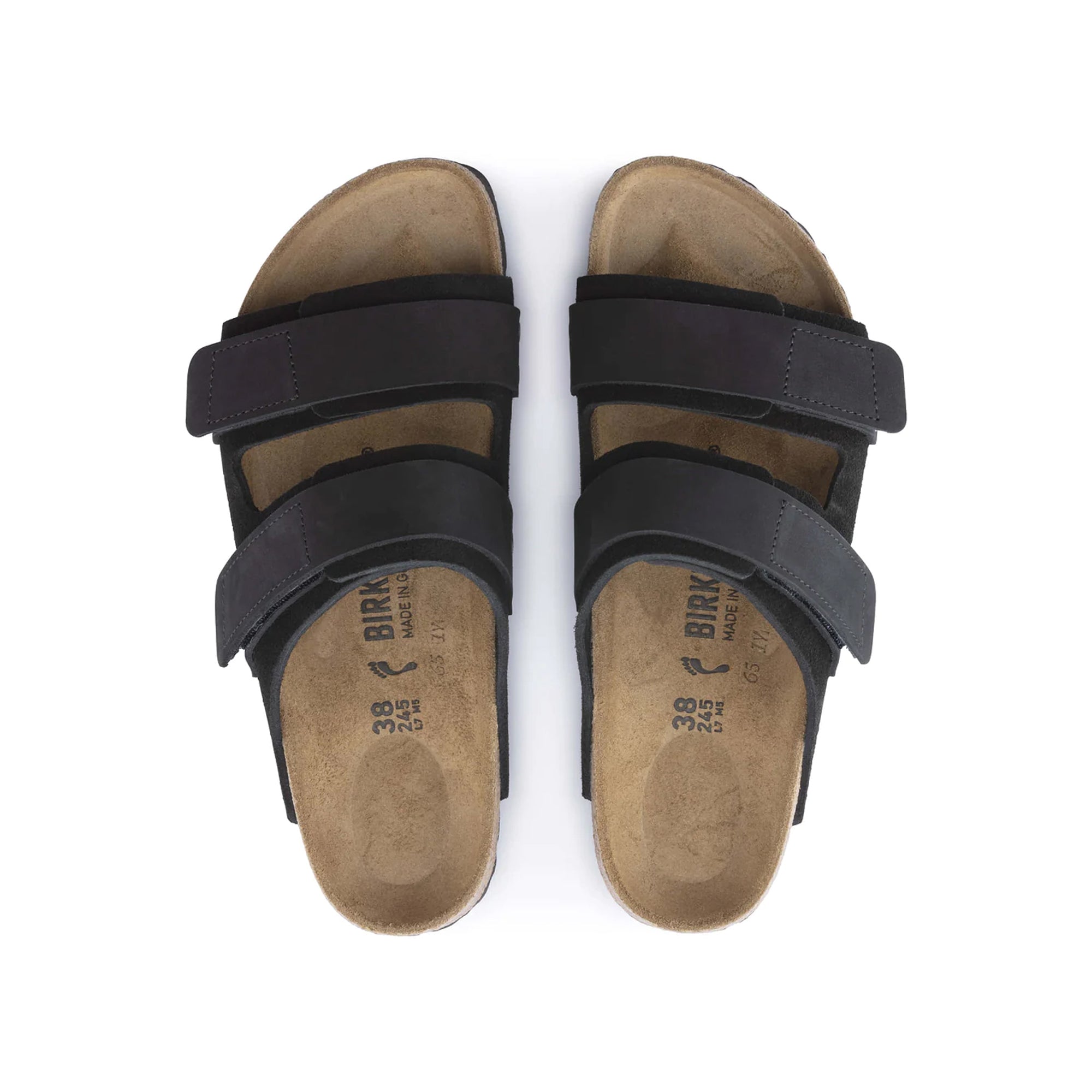 Birkenstock Unisex Uji Nubuck/Suede Leather Slippers