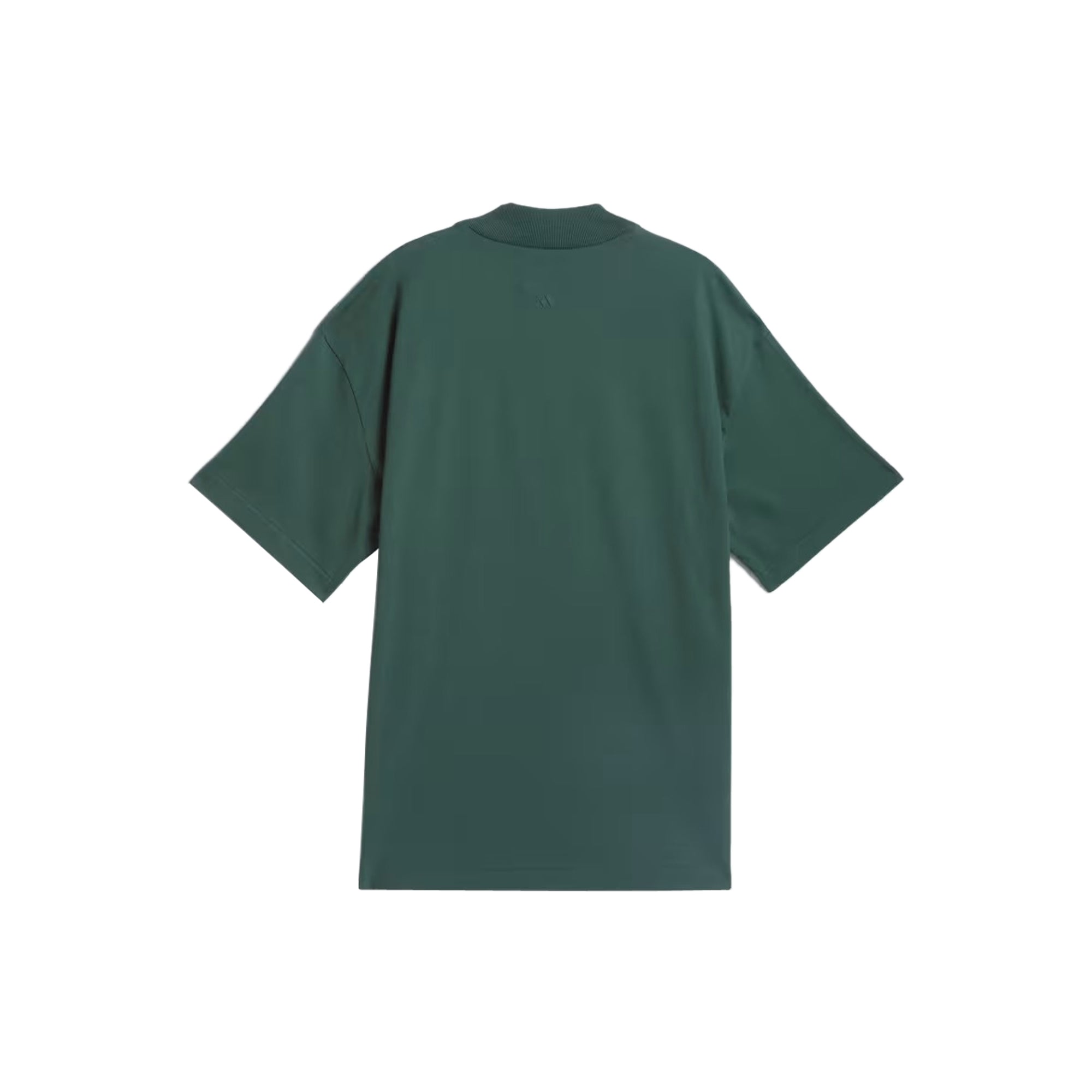 Adidas Mockneck Basketball Mineral Green Tee