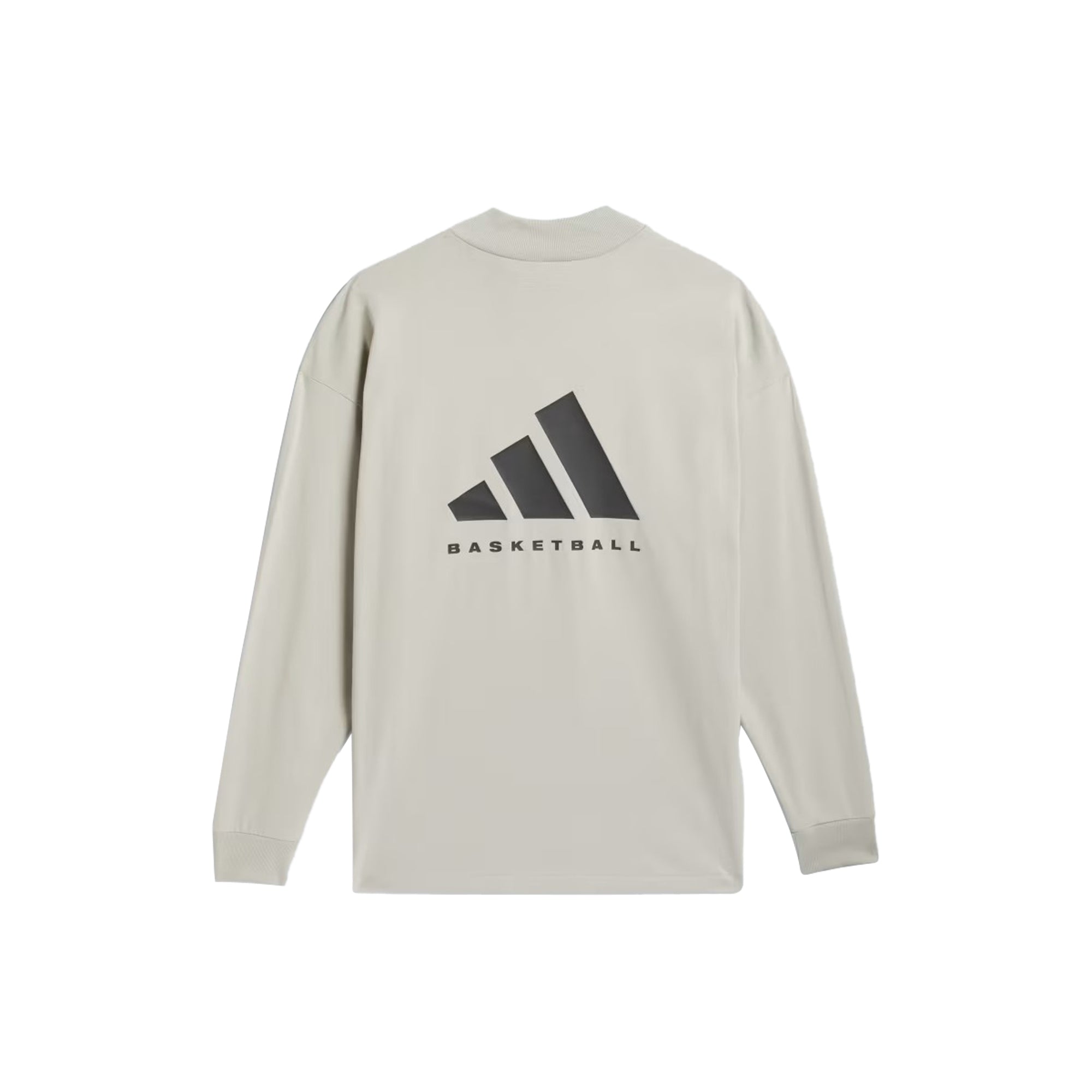 Adidas Basketball Long Sleeve Sesame Tee