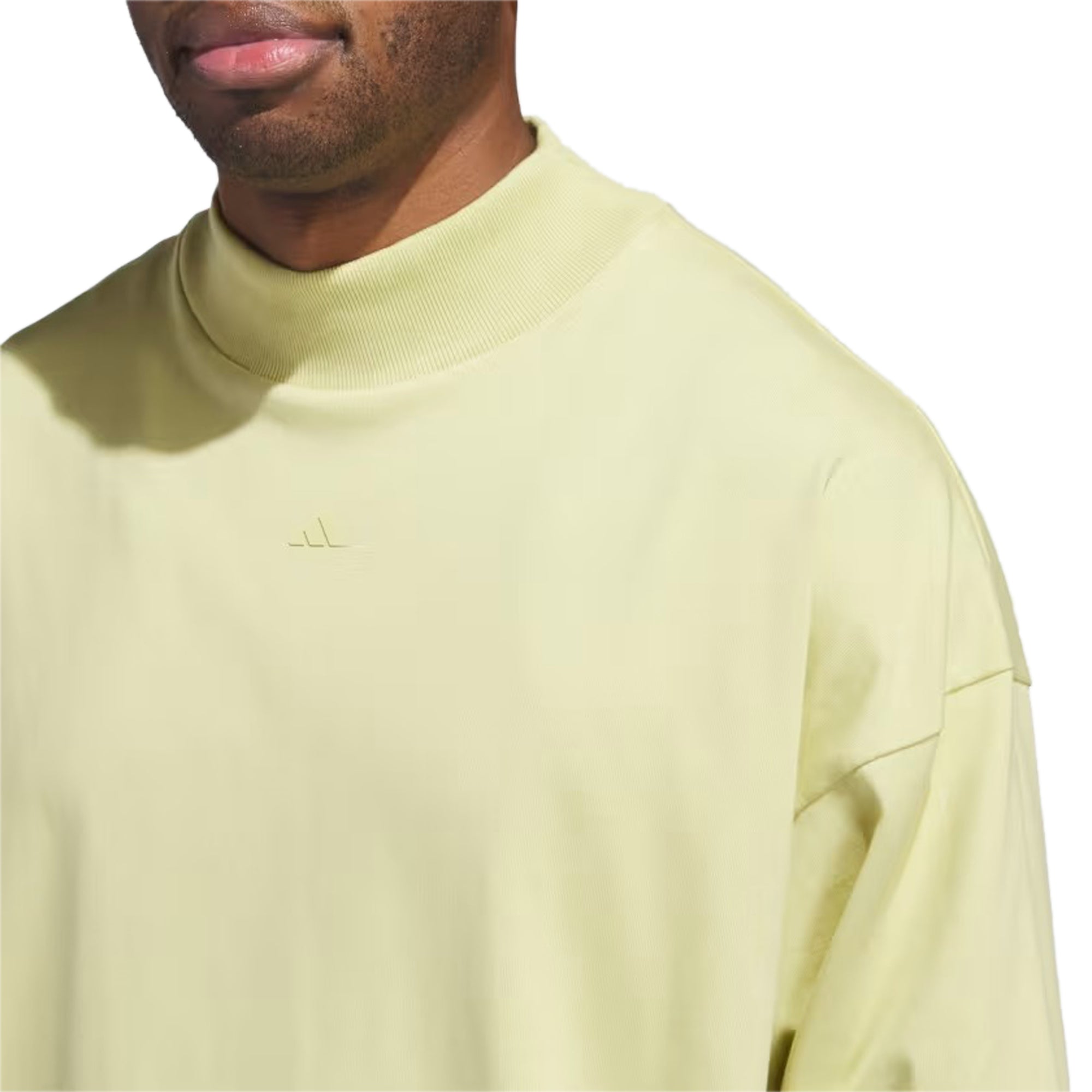 Adidas Basketball Long Sleeve Halo Gold Tee