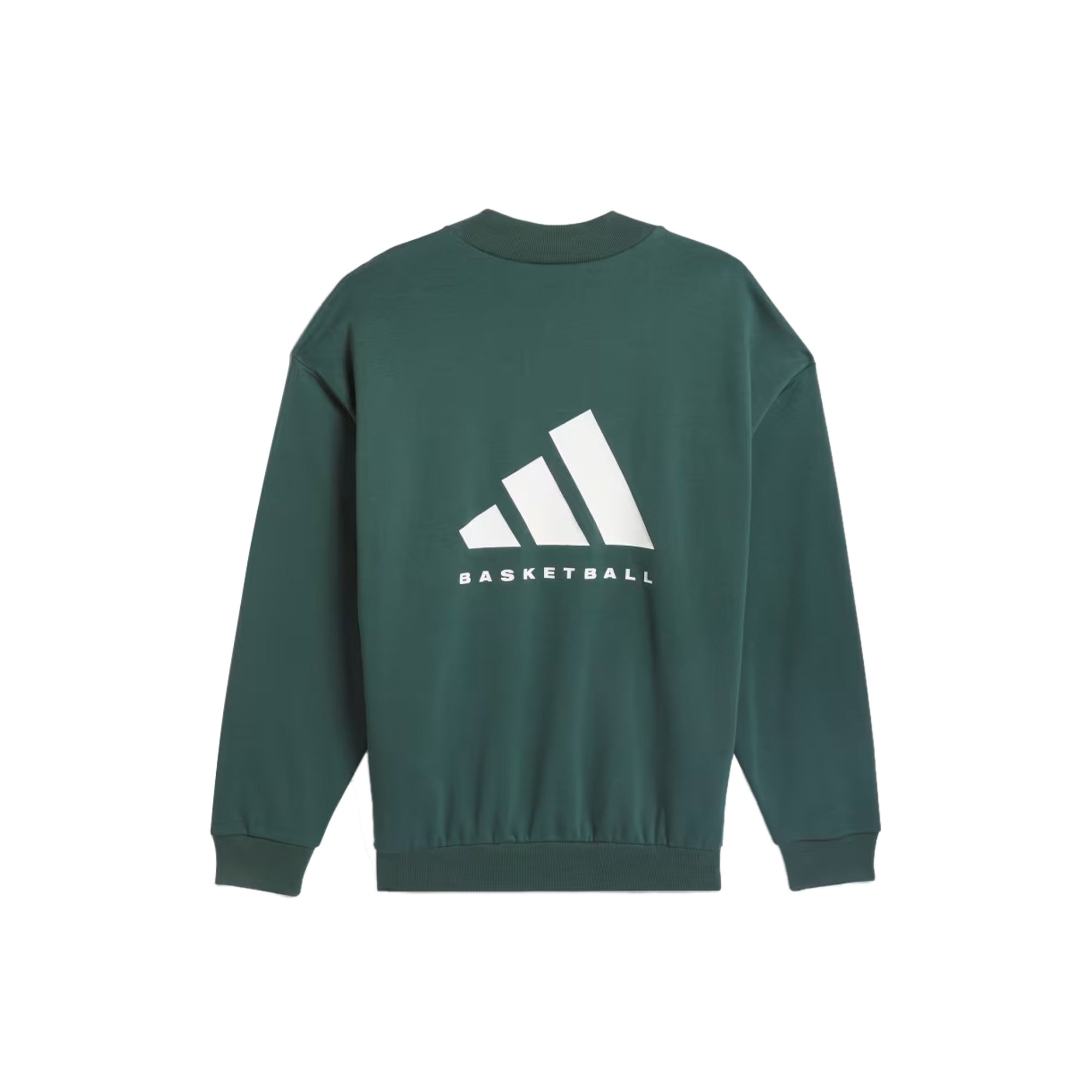 Adidas Basketball Mineral Green Crew Sweatshirt