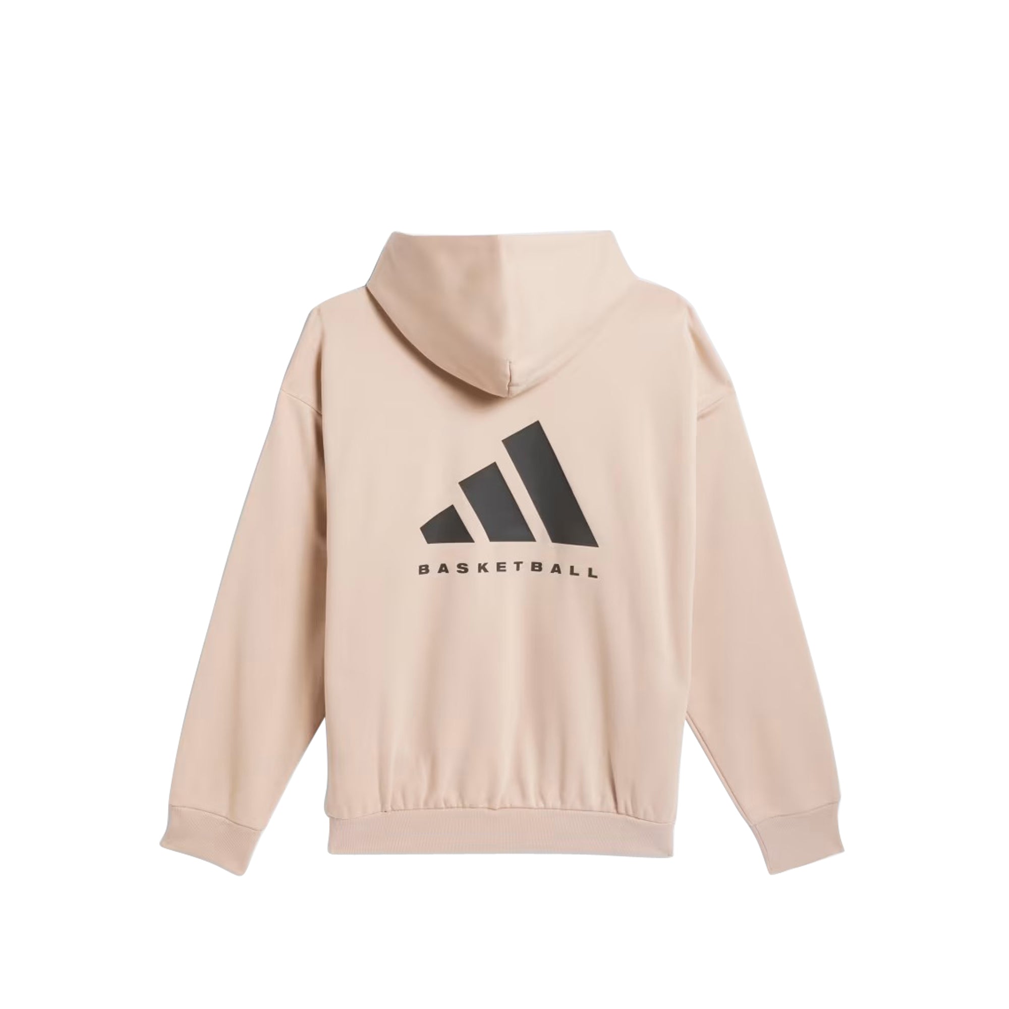 Adidas Fleece Basketball Ash Pearl Hoodie