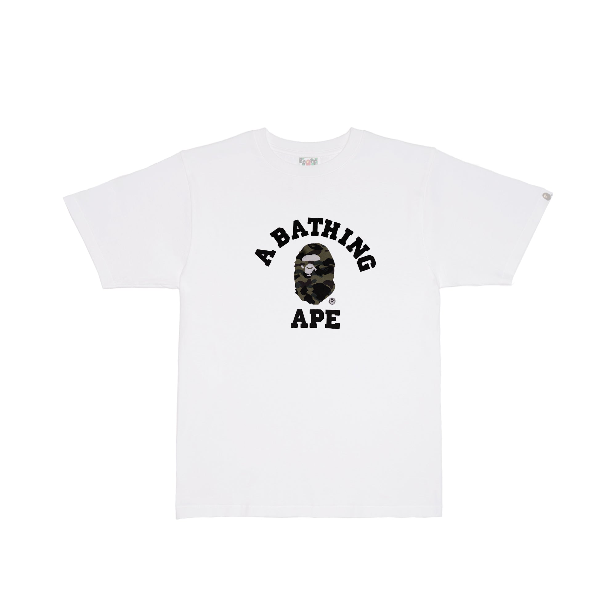 Bathing ape 1st 2024 camo college tee