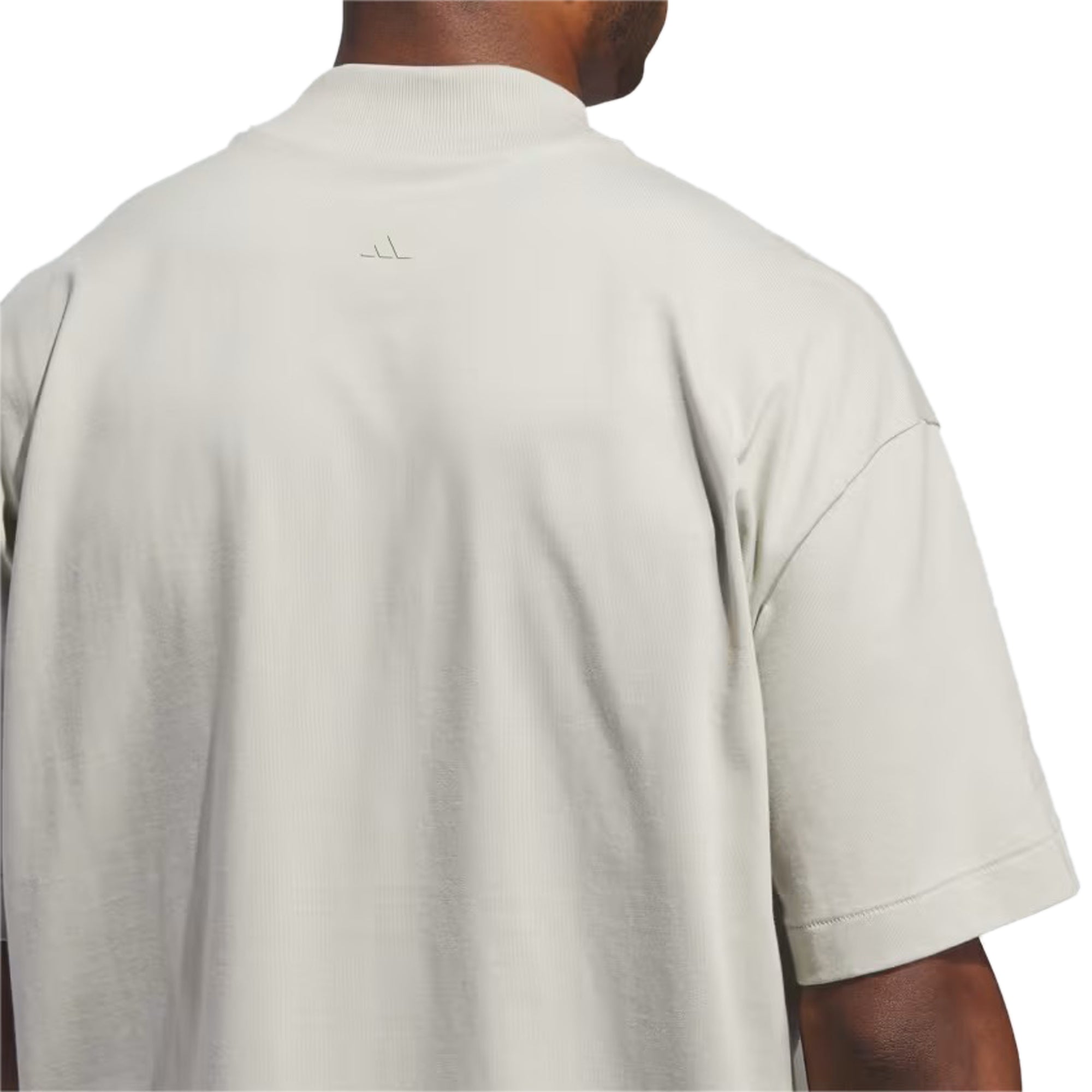 Adidas Mockneck Basketball Sesame Tee