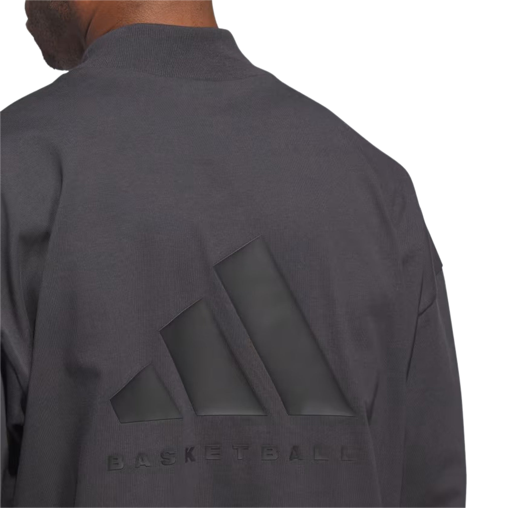 Adidas Basketball Long Sleeve Carbon Tee