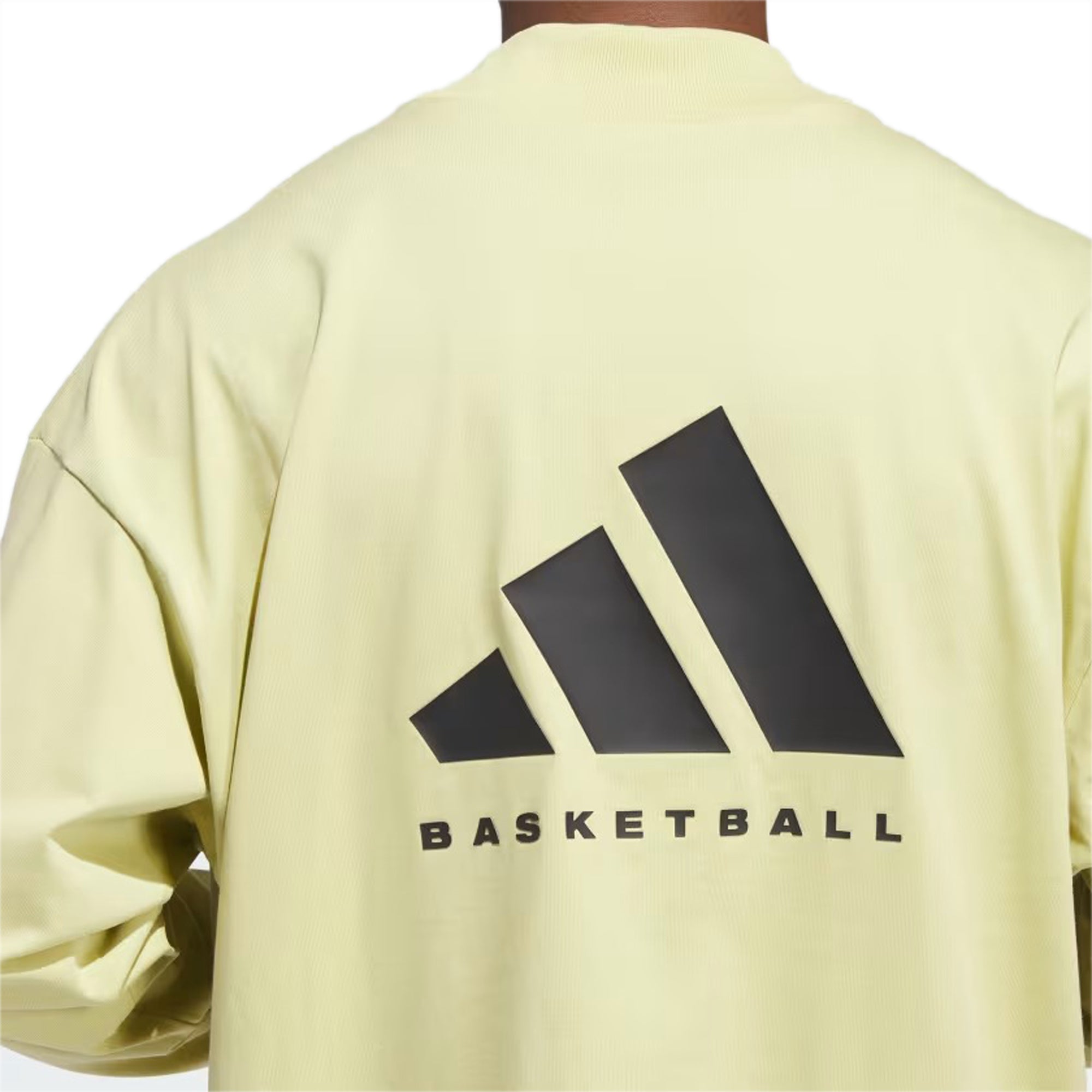 Adidas Basketball Long Sleeve Halo Gold Tee