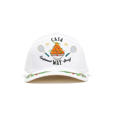 Casablanca Casa Way Laurel Embroidered Cap