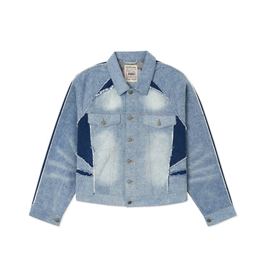 KidSuper x Ronaldinho Mens Denim Jersey Jacket