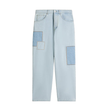 Drole de Monsieur Unisex Le Jean Patchwork