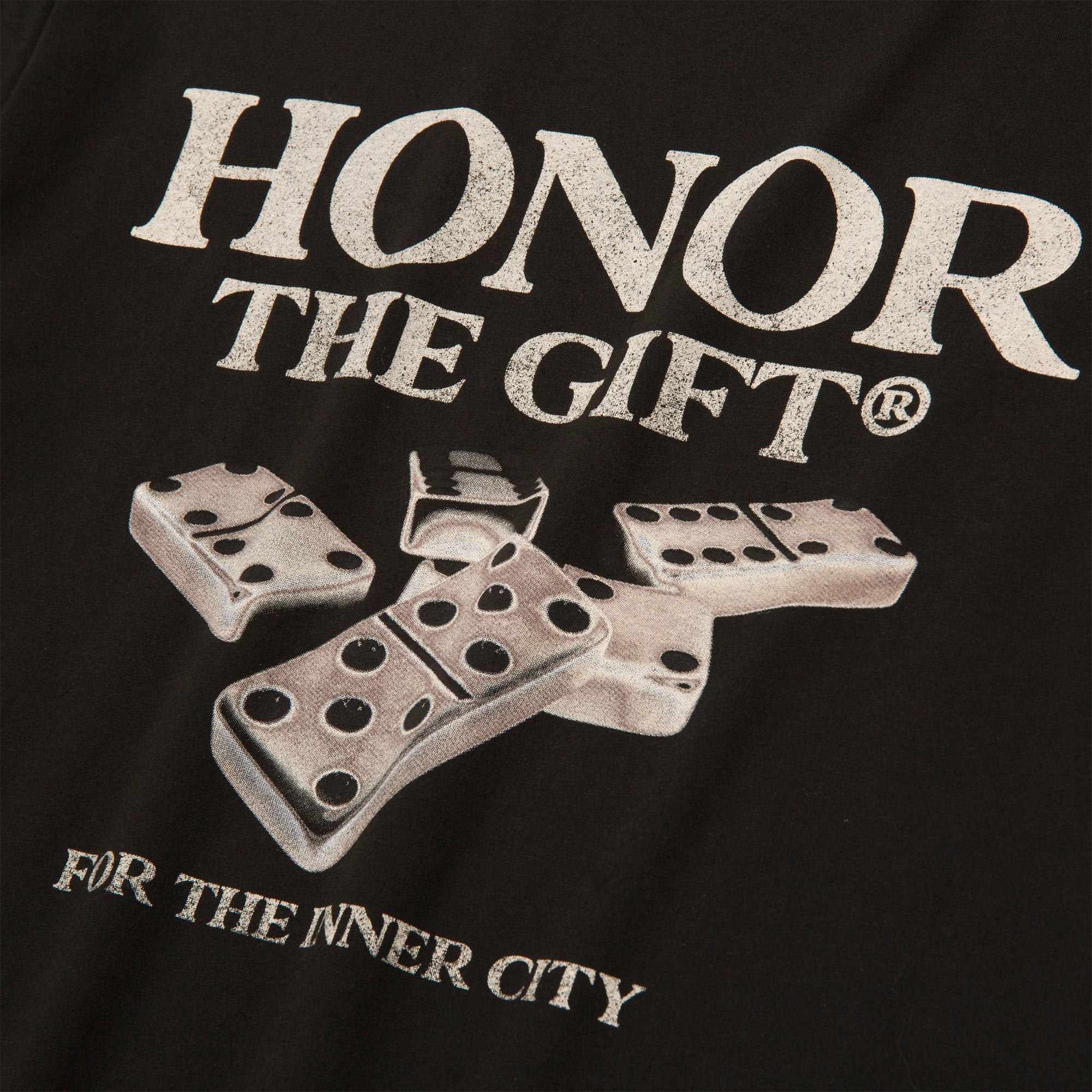 Honor the Gift Mens Dominos Black Tee