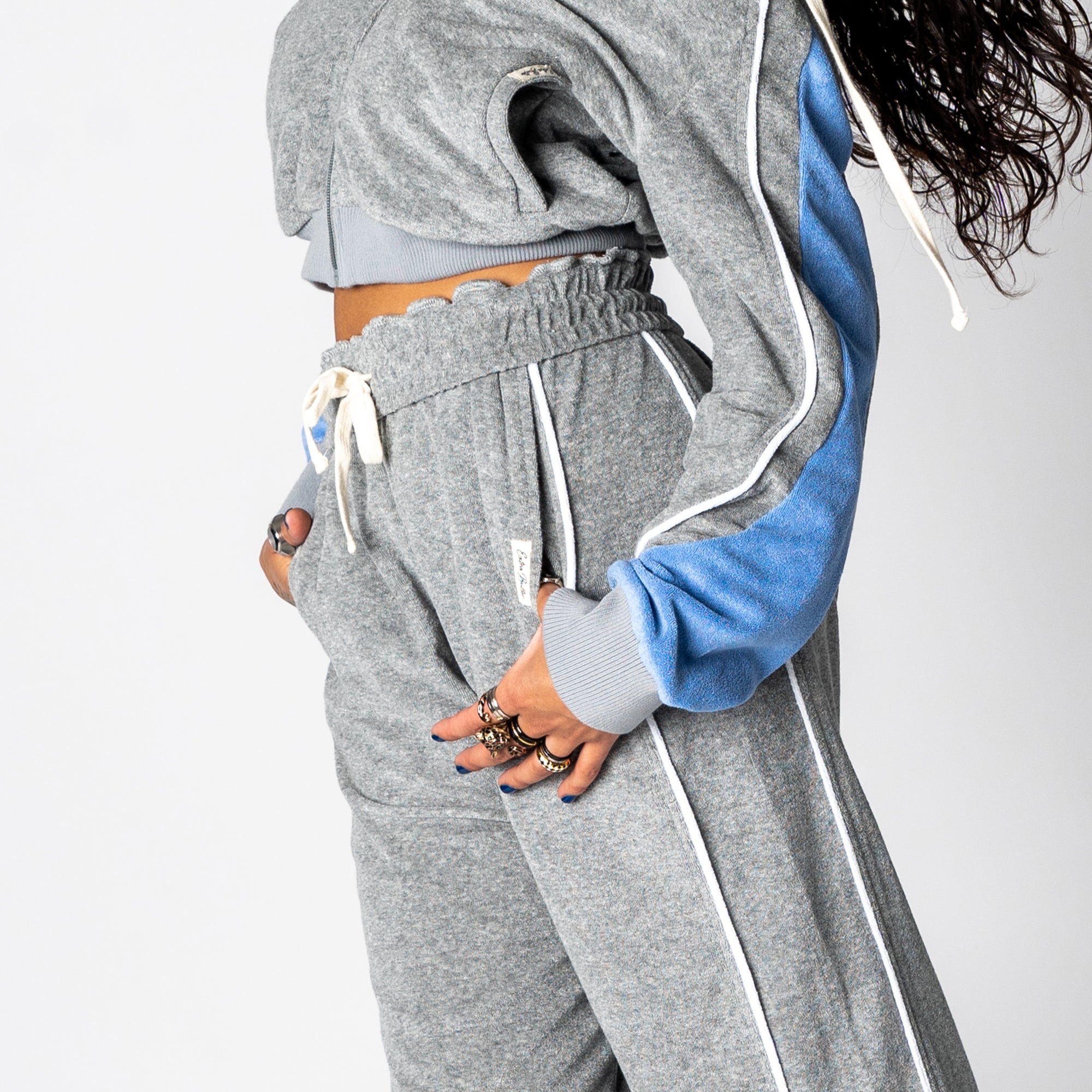 Extra Butter Womens Grey Trackpants