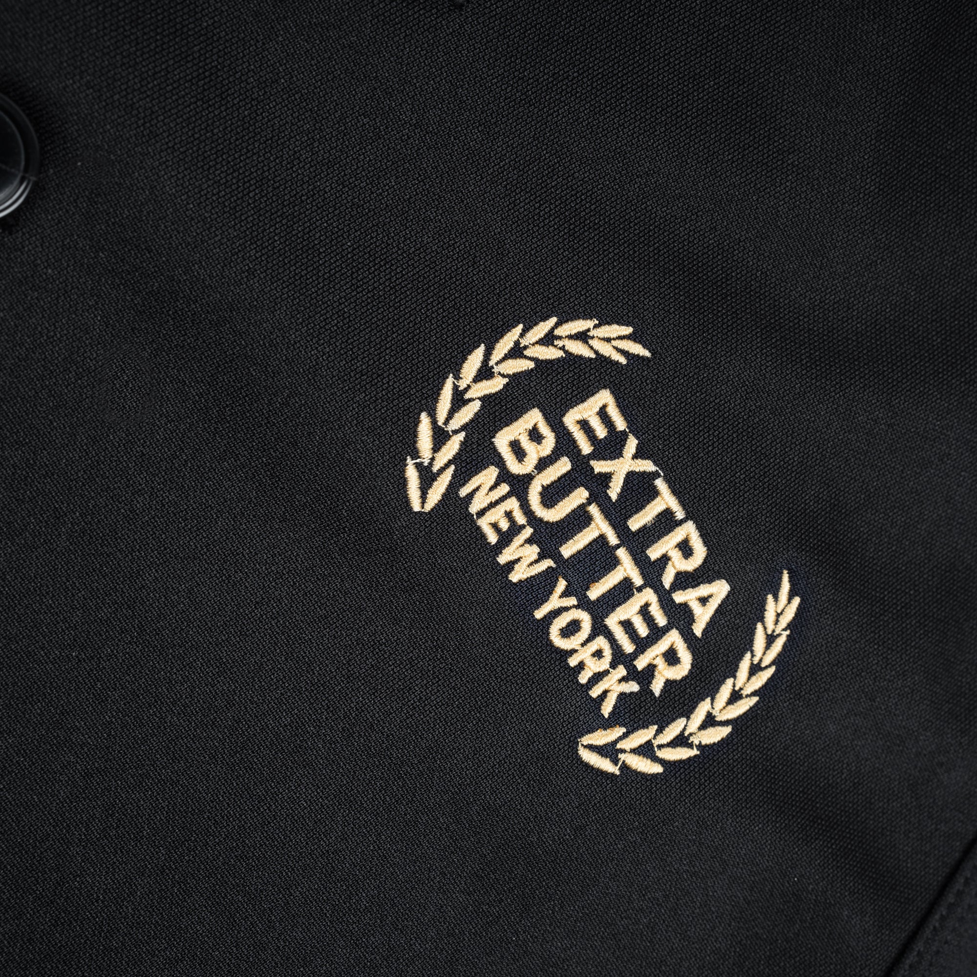 Extra Butter Official Selection Gold Embroidered Baseball Jersey