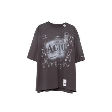 Maison Mihara Yasuhiro Distressed Acid Printed Tees