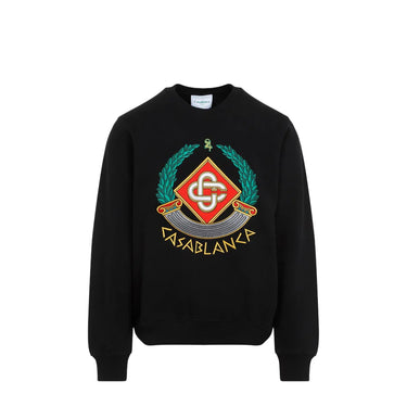 Casablanca Mens Casa Crest Embroidered Sweatshirt