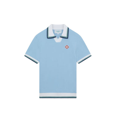 CasaBlanca Unisex Diamond Logo Pique Polo Shirt