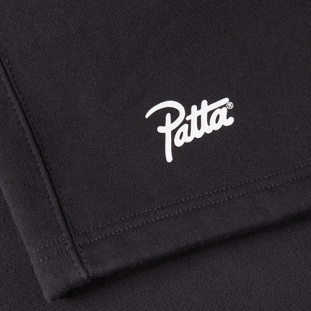 Patta Classic Mens Jogging Black Shorts