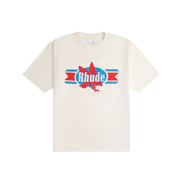 Rhude Chevron Eagle Tee Vtg White