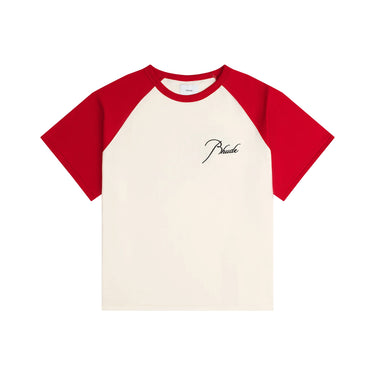 Rhude Raglan Tee Vtg Red/ V