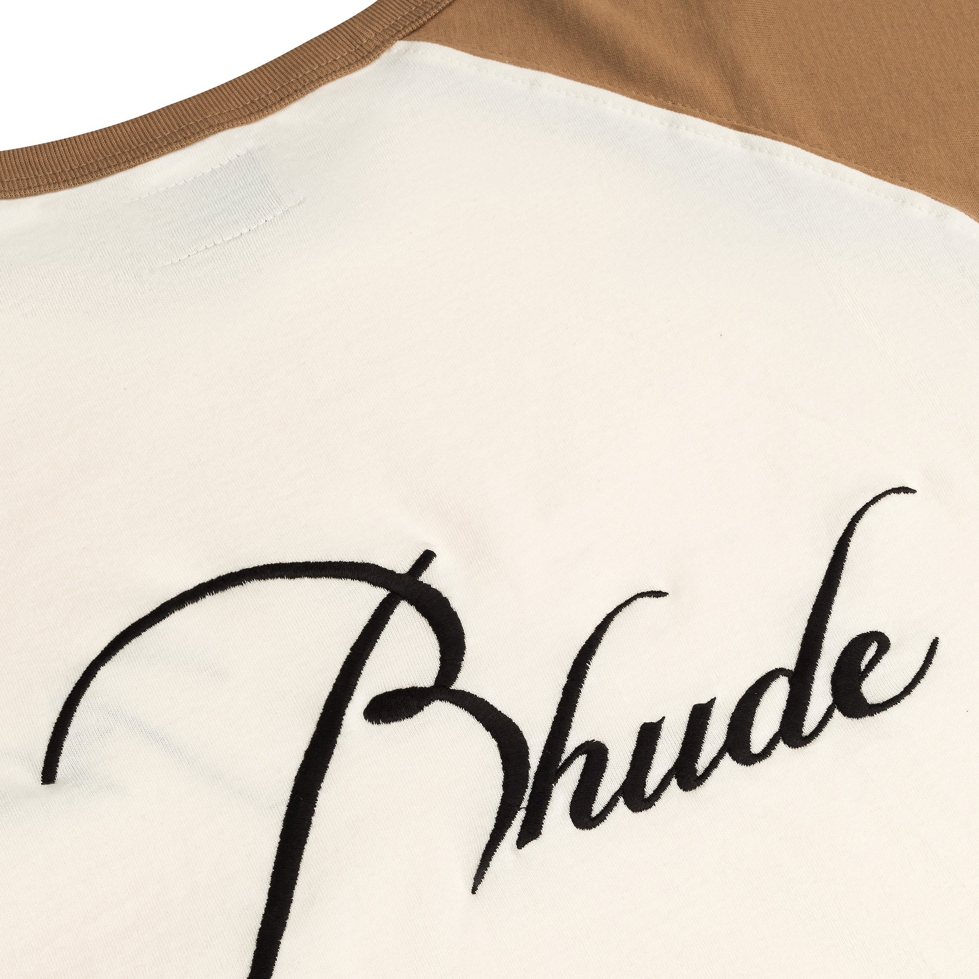 Rhude Mens Raglan Vtg Tan/ V Tee