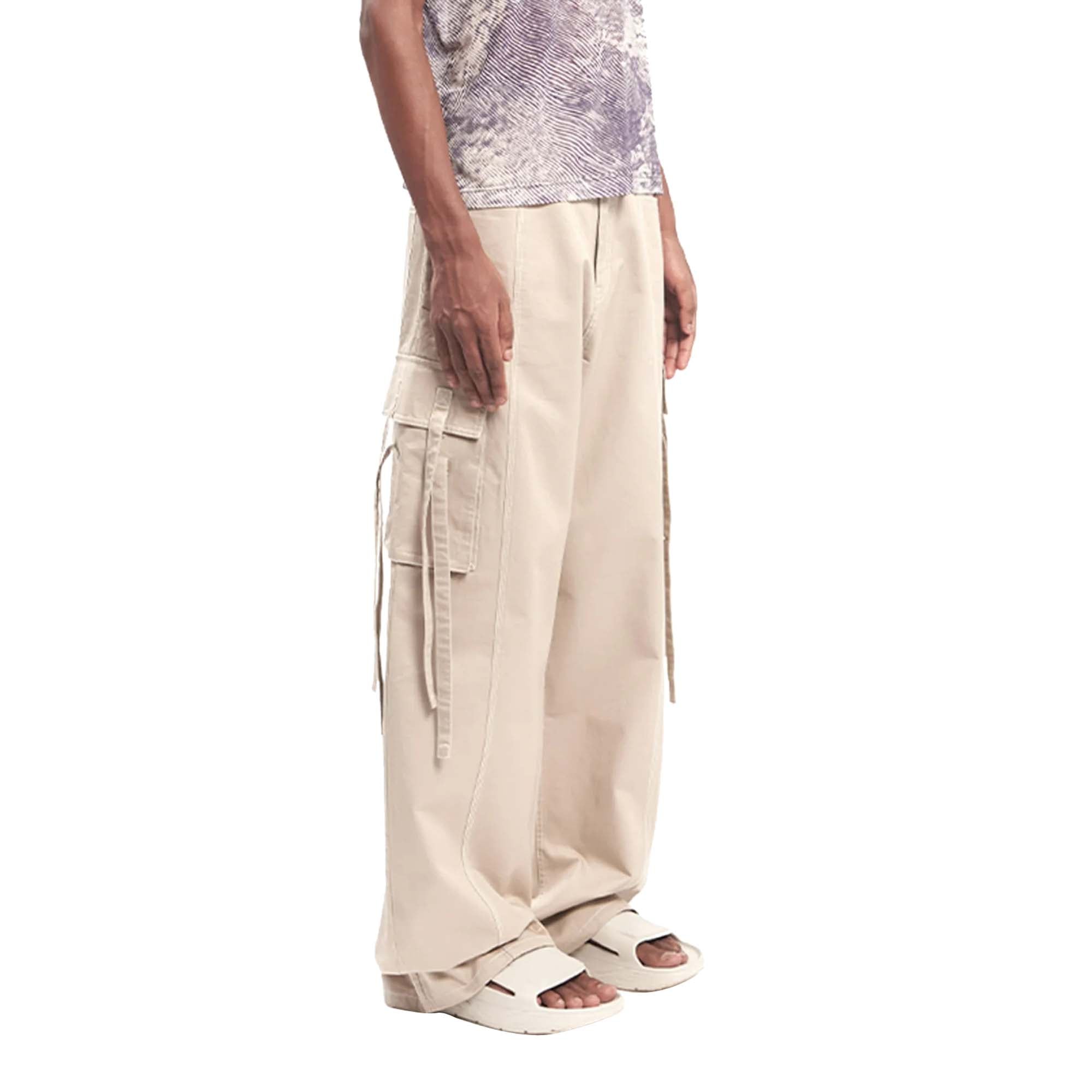 Buy ihvan online Mens Linen Cargo Pants, Breathable Loose Fit Elastic  Waist, Size: XXL, Beige at Amazon.in