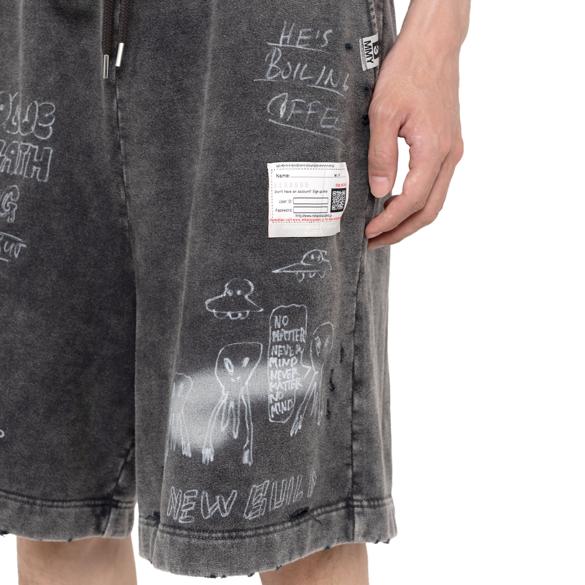 Maison Mihara Yasuhiro Bleached Shorts