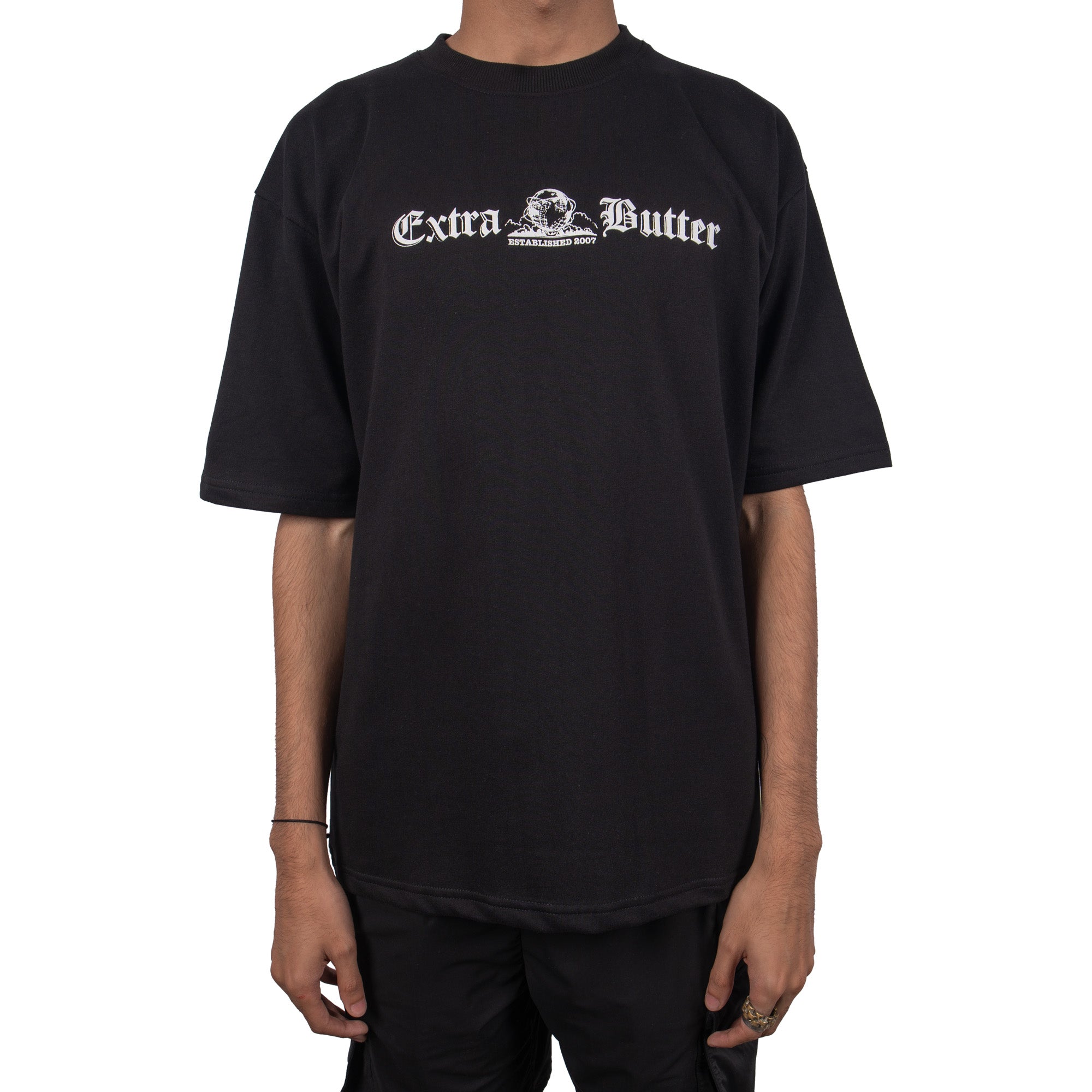 Extra Butter Unisex Black Times Tee