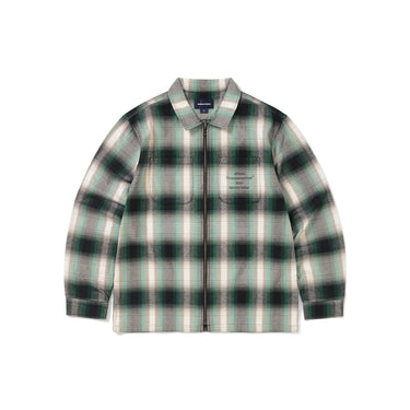 Thisisneverthat Mens Flannel Zip Shirt