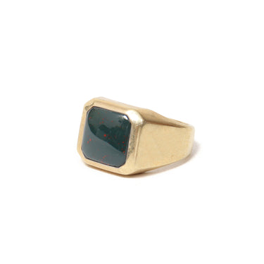 Wacko Maria Bloodstone Signet Ring (Type 3)