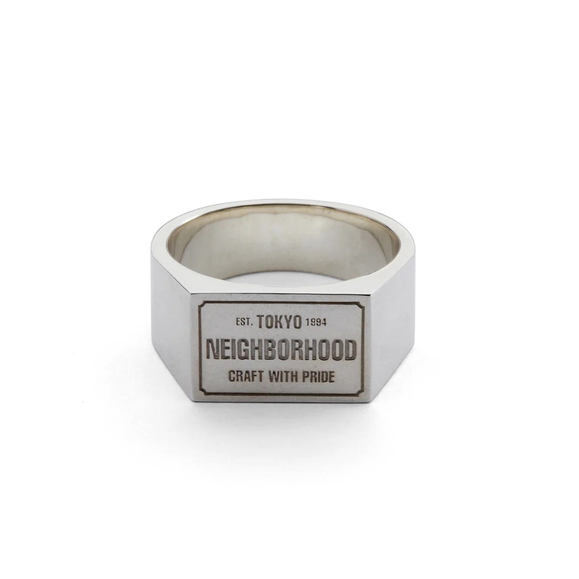 Buy Premium Neighborhood Mens Silver Signet Ring Online – Extra 